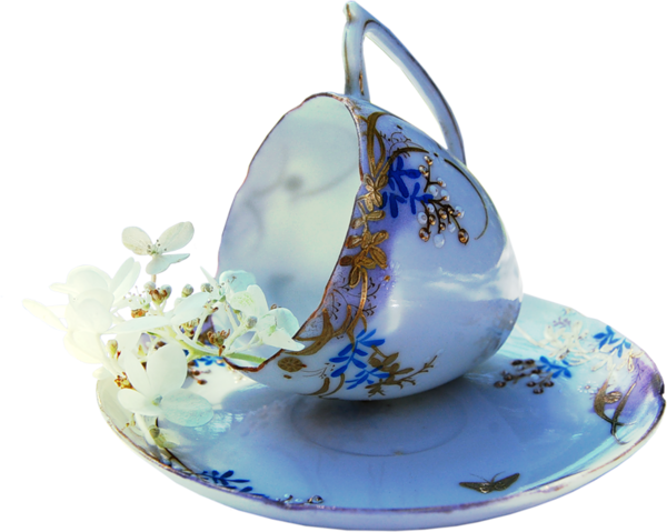 Tazas De Te - Vintage Tazas De Te Png (600x479), Png Download
