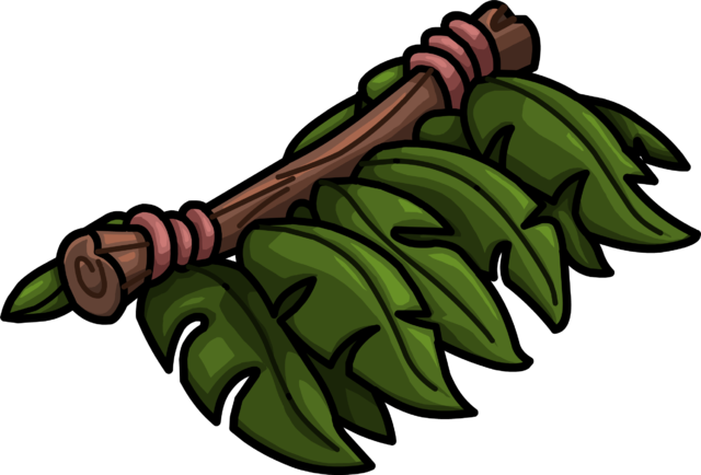 Leafy Roof Sprite 001 - Illustration (640x434), Png Download