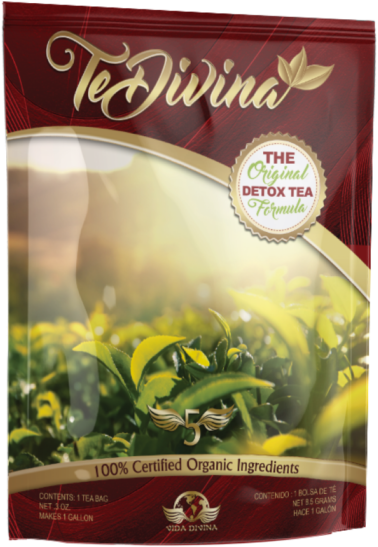 Te Divina "the Original Detox Tea Formula" - Vida Divina Detox Tea (640x640), Png Download
