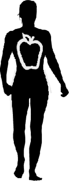 Apple Body Shape Treatments - Illustration (235x614), Png Download