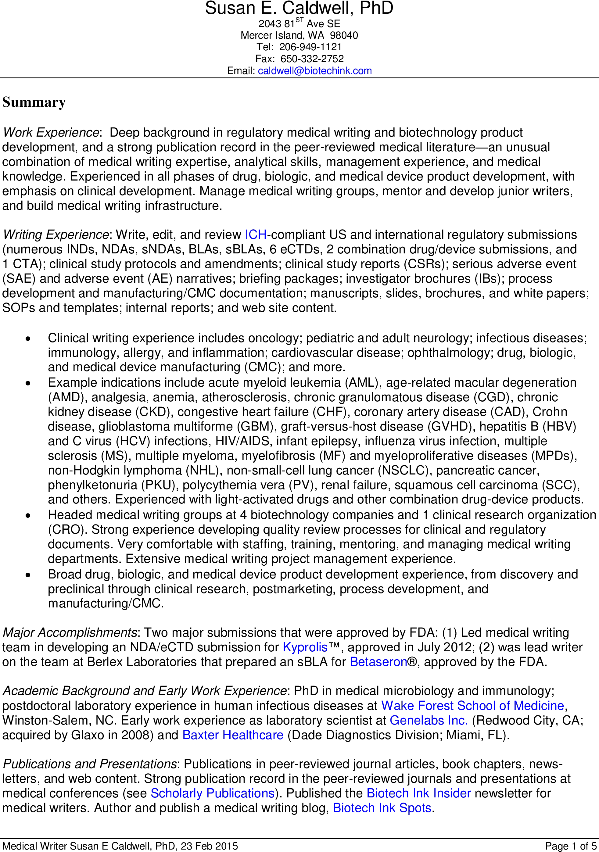 Medical Writer Main Image - Photography Contracts For Concerts (2550x3300), Png Download