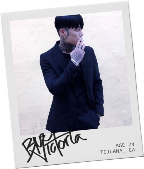 Blue Victoria, 尹하늘 Source - Gentleman (500x595), Png Download