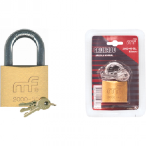 Cadeado Latão Argola Normal 2000 25 Bl 25mm - Brass (500x620), Png Download