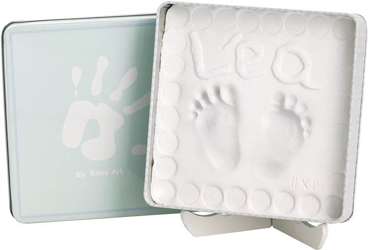 European Babyart Newborn Baby Hand And Foot Print Mud - Baby Art Magic Box Gift Set - Ocean Blue. (800x800), Png Download