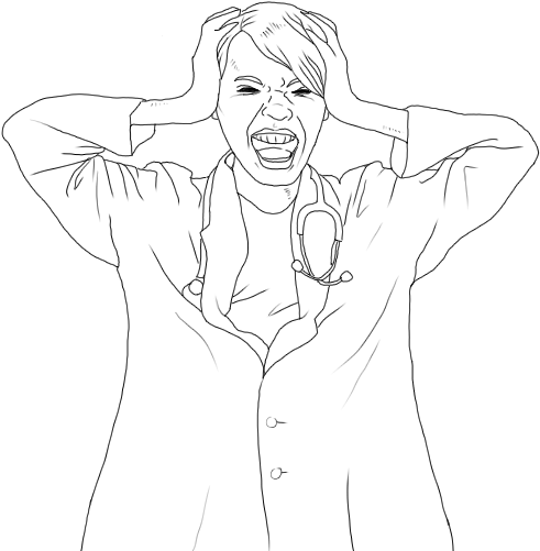 Med-challenger, Online Board Review, Confused Doctor, - Med-challenger (494x510), Png Download