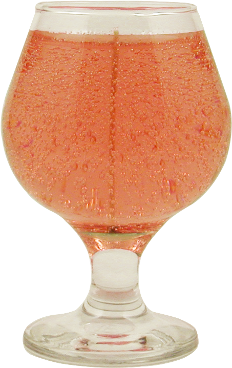 Rose Scented Brandy Glass Candle - Candle (640x800), Png Download