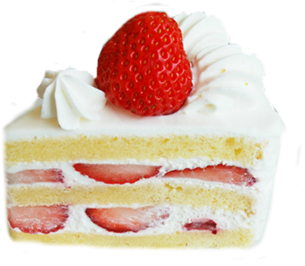 Yebbi-gongju Japanese Strawberry Shortcake, Strawberry - Cute Strawberry Shortcake Food (457x380), Png Download