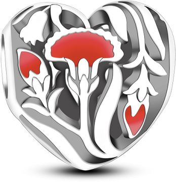 All Carnations Compatible Basic Bracelet (600x600), Png Download