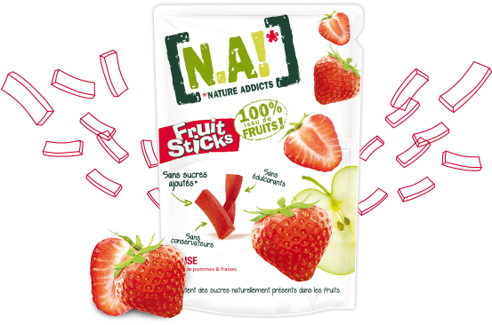 Home / Fruit Sticks / Strawberry - Nature Addicts Fruit (570x420), Png Download