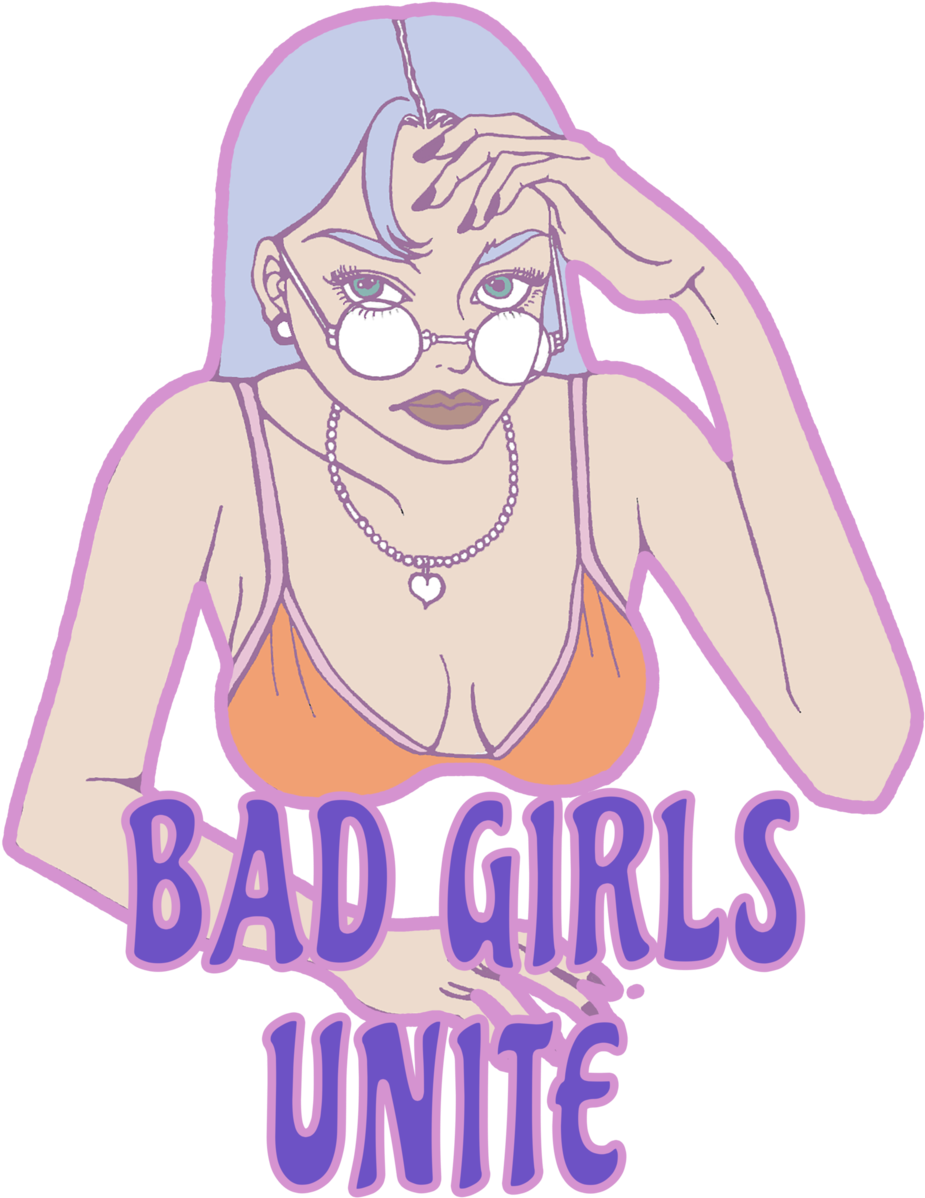 Bad Girls Unite Long Sleeve Shirt (1000x1333), Png Download