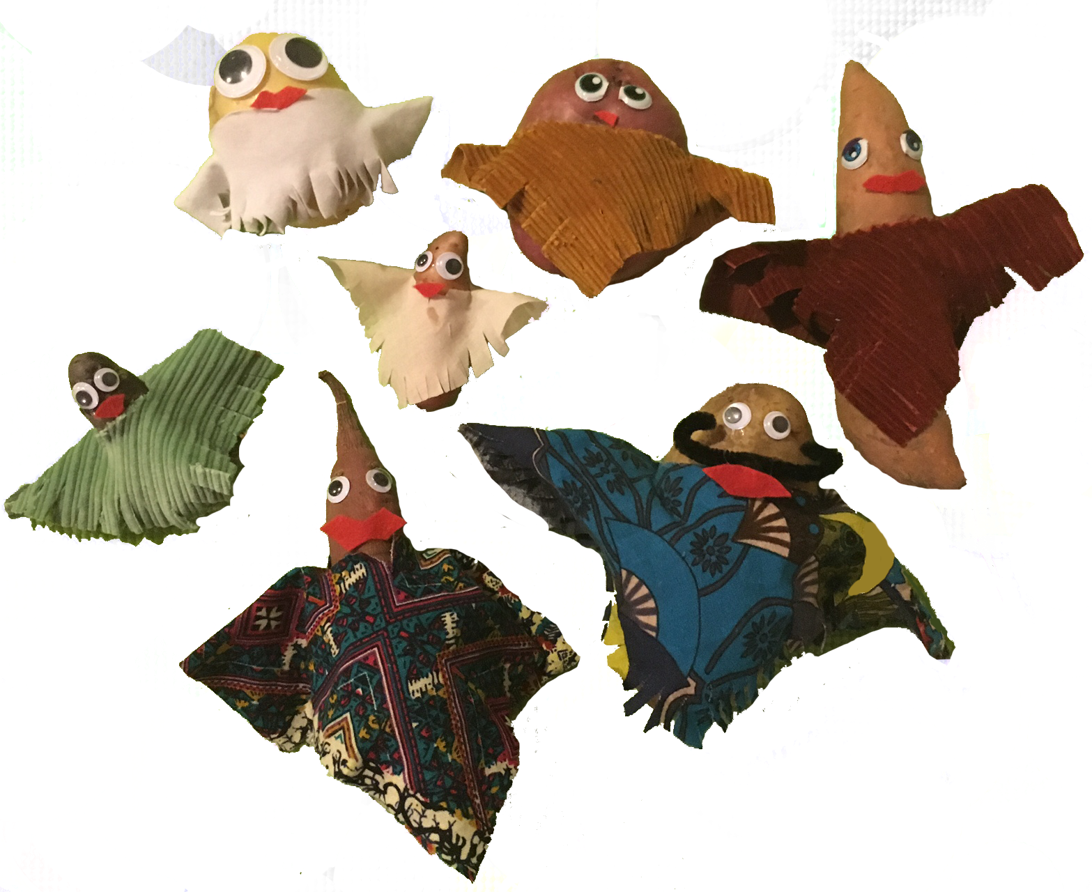 Dressed Up Potatos Parcel Delivery - Package Delivery (1567x1280), Png Download