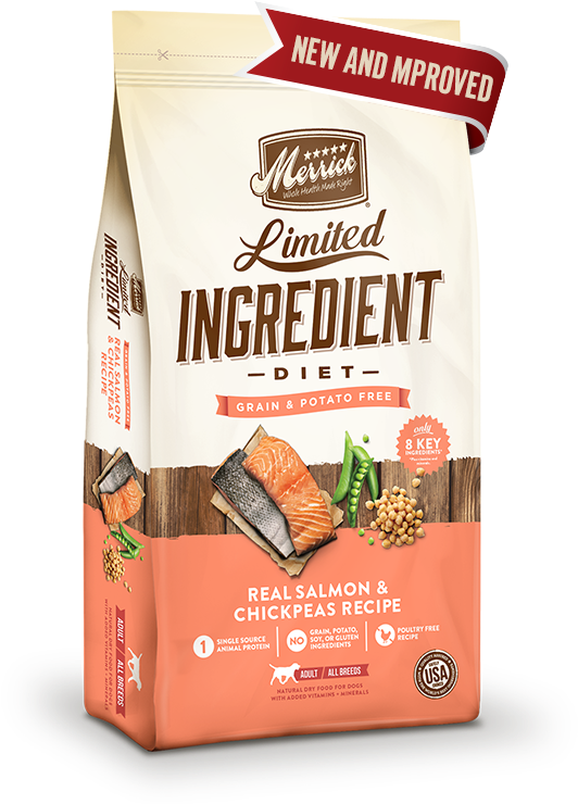 Limited Ingredient Diet Grain Free - Merrick Limited Ingredient Dog Food (650x748), Png Download
