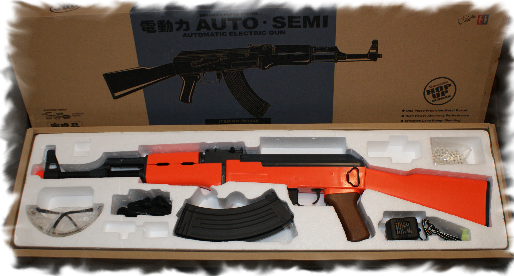M900a Kalashnikov Made Of Durable Plastic & Metal - Airsoft Gun (514x276), Png Download