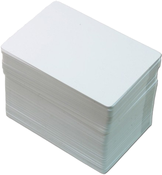 Tarjeta Blanca Para Imprimir - Jpeg (350x350), Png Download