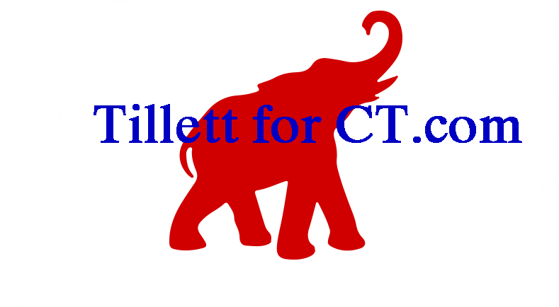 T4ct Red Elephant Wht Ct Raised Trunk Transpt Bckgrnd - Connecticut Republican Party (789x434), Png Download