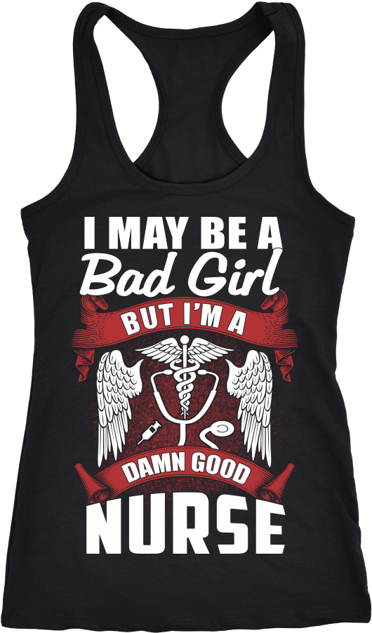 T-shirt Next Level Racerback Tank / Black / Xs Bad - Funny Bartender T Shirt (1000x1000), Png Download