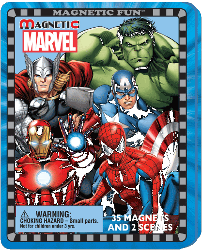 Magnetic Fun® Travel Tin - Marvel Avengers Beach Towel Multi Standard (417x514), Png Download