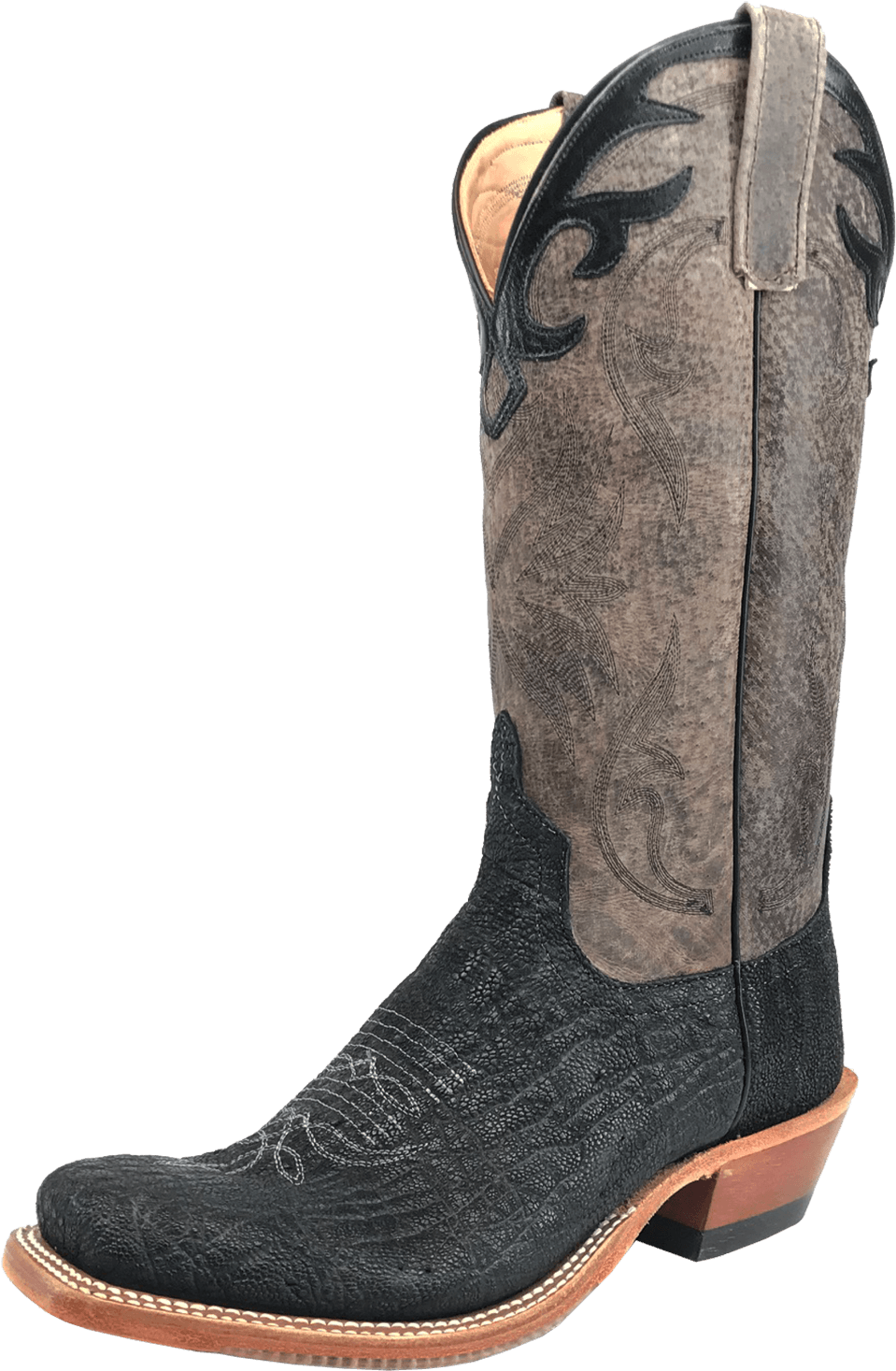 Anderson Bean Men's 13" Wide Square Toe Elephant Trunk - Ariat (1014x1500), Png Download