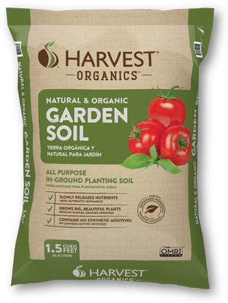 Harvest Organics Garden Soil (349x461), Png Download