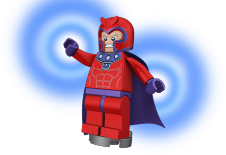 Cgi Magneto Lego Marvel Superheroes Magneto - Magneto Lego Png (461x316), Png Download