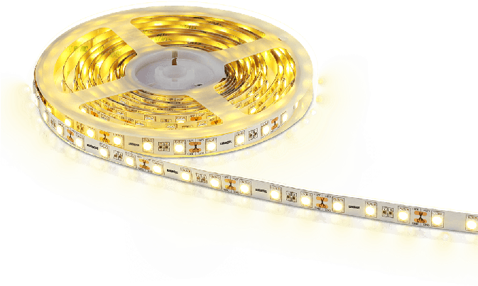 25w Led Strip Light - Yellow Strip Light Png (672x672), Png Download