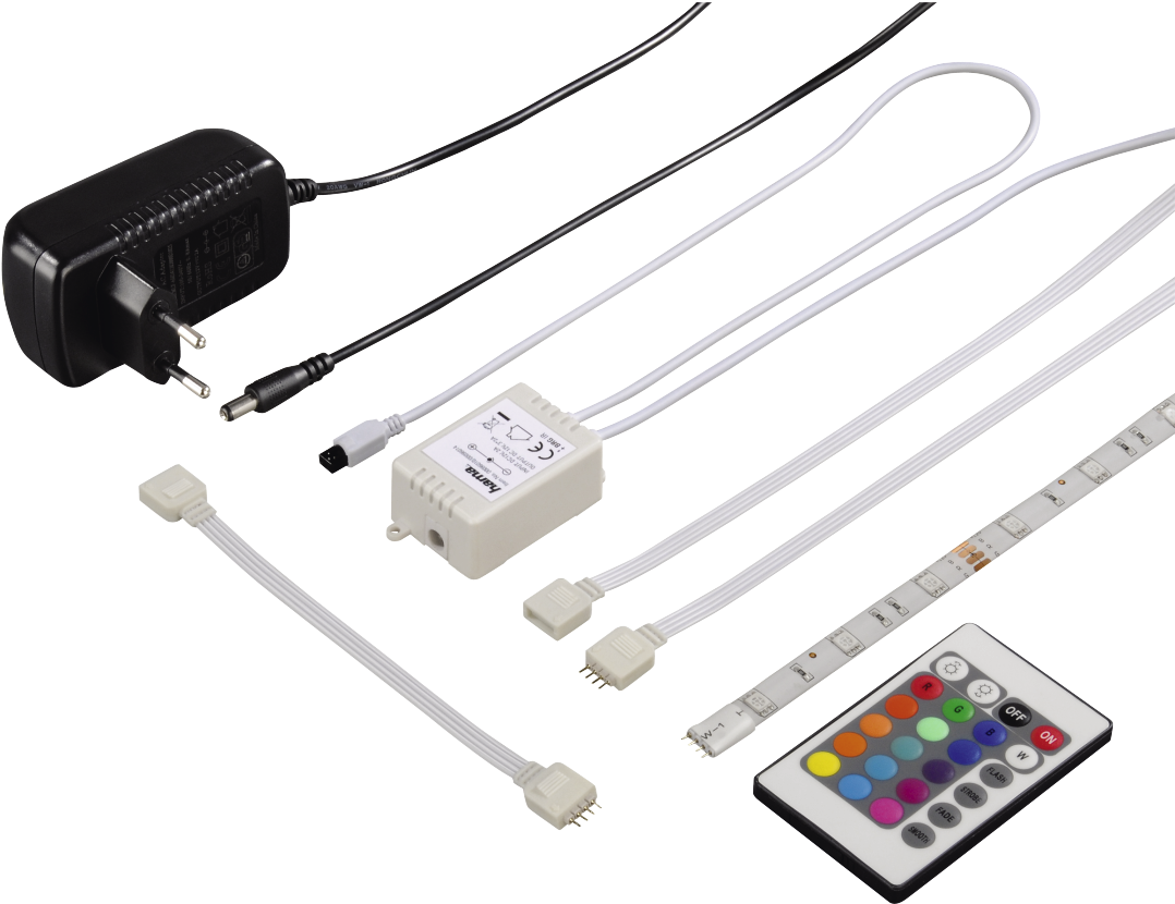 Flexible Led Strip Rgb, Starter Kit, 6 Parts - Led Band Rgb (1100x1100), Png Download