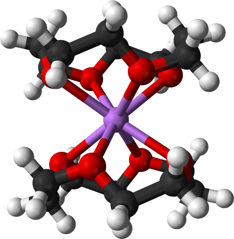 Bis Lithium Cation From - 12 Crown 4 (1079x1100), Png Download