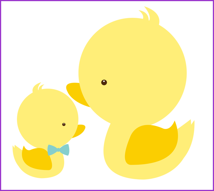 5 Ideas Of Little Bird Clipart - Cha Revelação Tema Patinho (730x653), Png Download