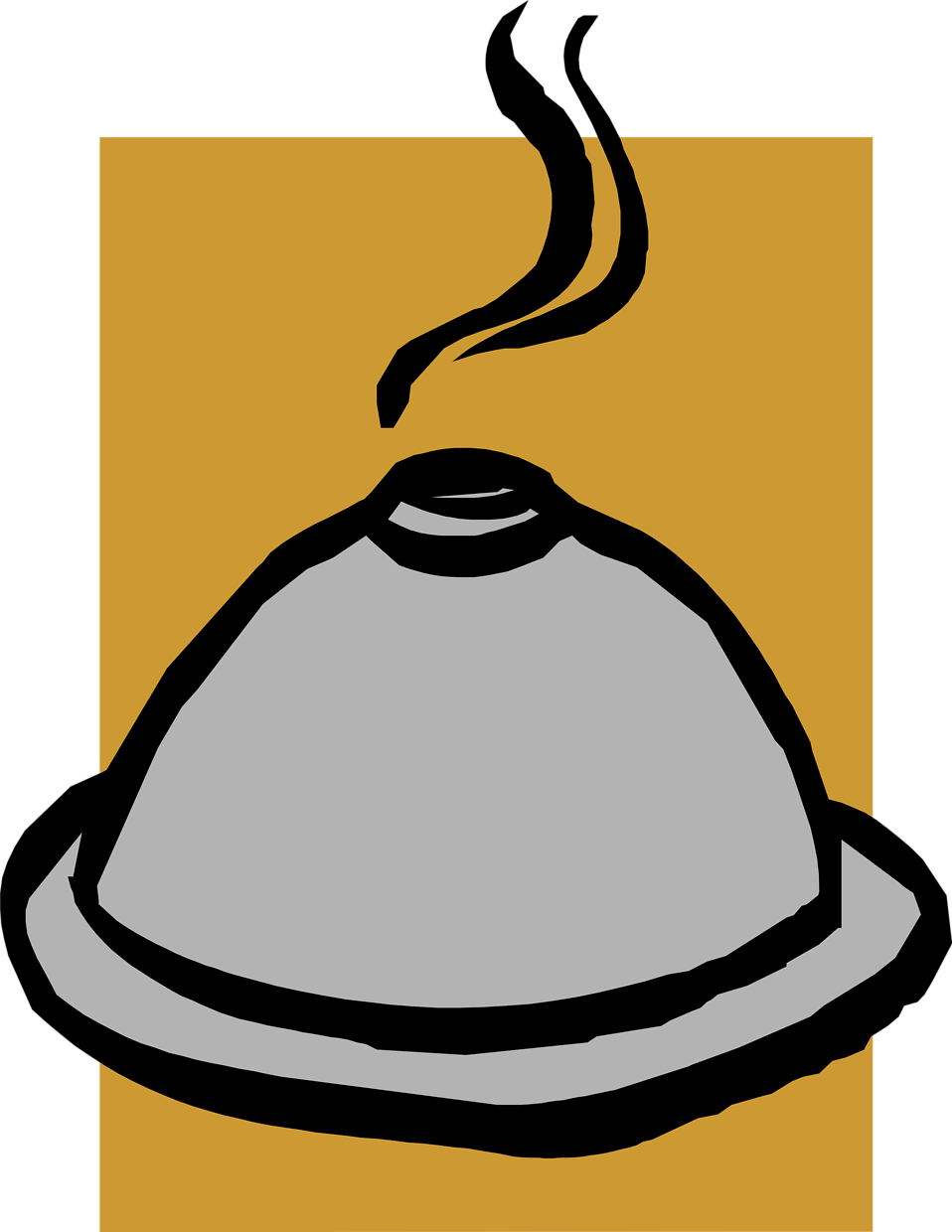 Mom Clipart Washing Dish - Main Dish Clipart (958x1240), Png Download