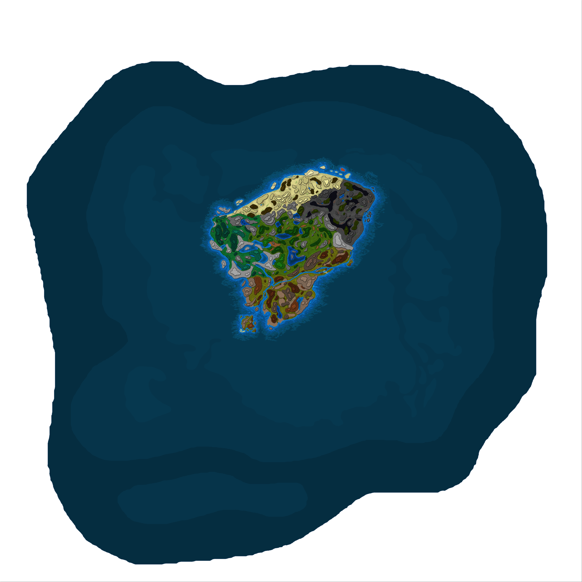 World Map (2000x2000), Png Download