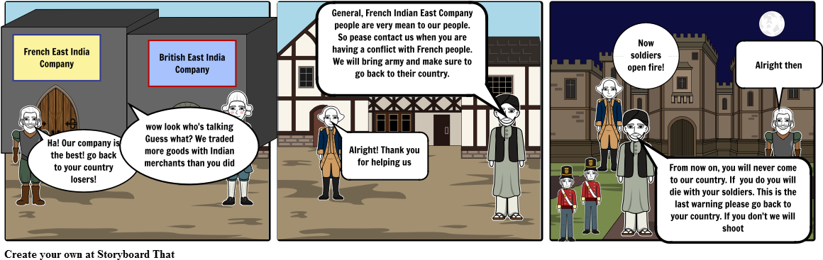 East India Company Comic Scenes - East India Companies Comic (1164x385), Png Download