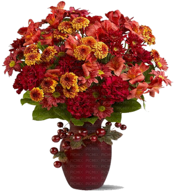 Autumn Flower Bouquet - Teleflora (400x400), Png Download