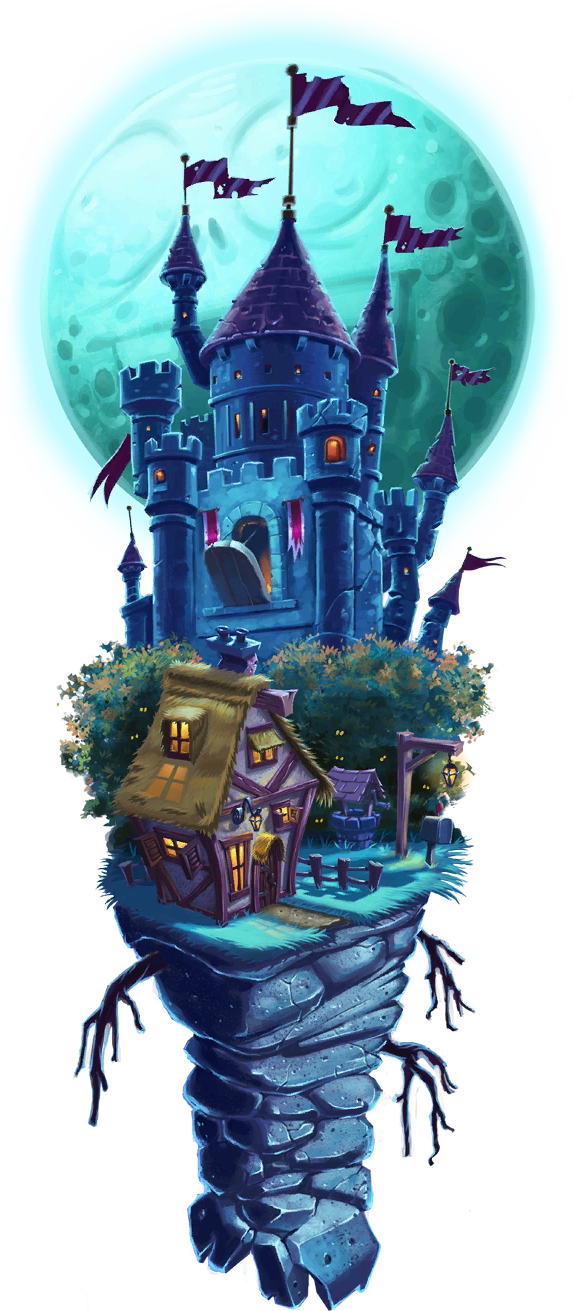 Dark Ages World Map Icon - World (573x1311), Png Download