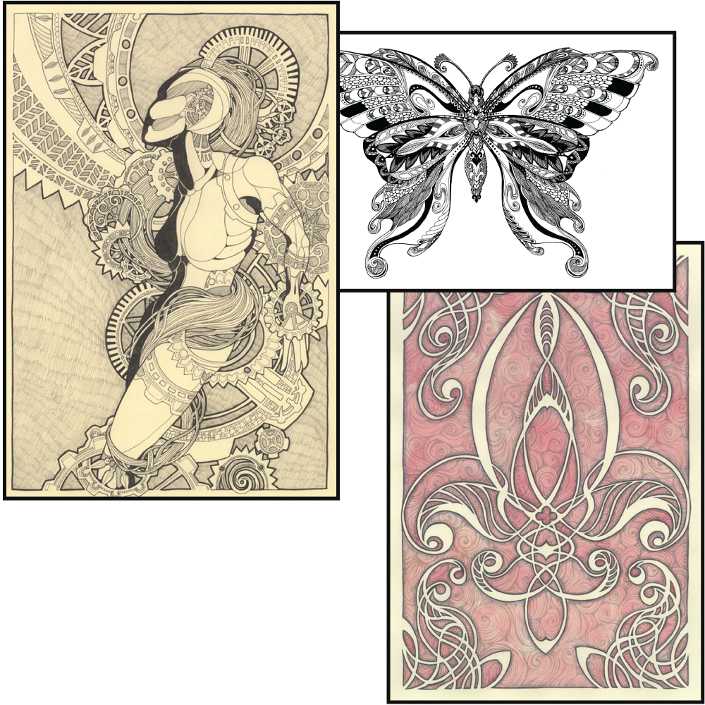 I Find There Are No Better Tools That A Simple Sketch - Motif (1000x1000), Png Download