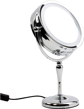 Espelho - Espelho De Mesa Com Iluminação (580x580), Png Download