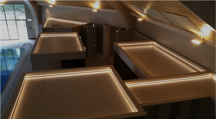 Led Strip Lighting - Stairs (1500x450), Png Download