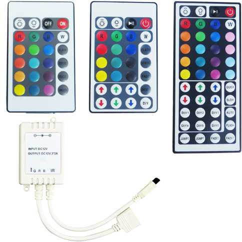Ir Remotes And Controllers For Rgb Led - Rgb Remote El Wire (500x500), Png Download