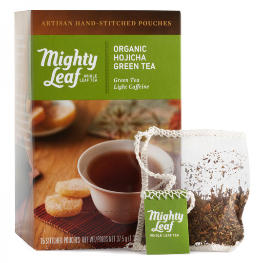 Organic Hojicha Tea Bags - Mighty Leaf - Green Tea Organic Green Dragon - 15 Tea (720x540), Png Download