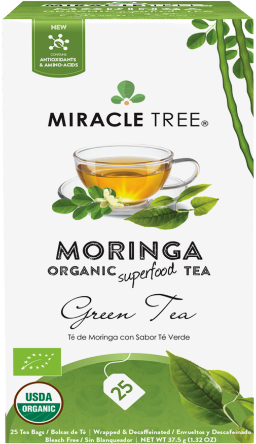 Miracle Tree - Miracle Tree - 6 Count Of Organic Moringa Superfood (1024x1024), Png Download