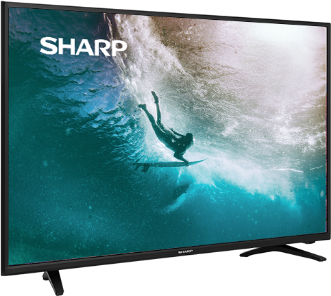 40q3000 Left Angle - Sharp Lc 40lb480u - 40" Led Tv - 1080p (670x432), Png Download