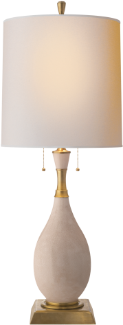 Tamaso Small Table Lamp In Tea Stain Porcelain With - Electric Light (480x480), Png Download