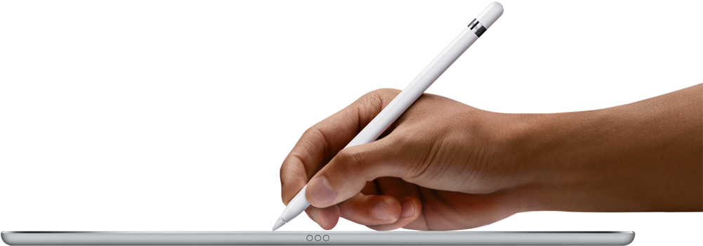 You Can't Really Use It Like A Stylus, Though It Can - Apple Pencil Mk0c2za/a For Ipad Pro (white) (1000x429), Png Download