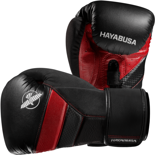 Hayabusa T3 16oz Boxing Gloves (black/grey) (600x600), Png Download