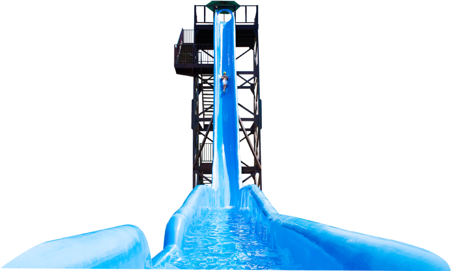 A Sloped Slide, So High That It Reaches The Clouds - Kanaloa Parque Acuatico Santa Fe De Antioquia (903x531), Png Download