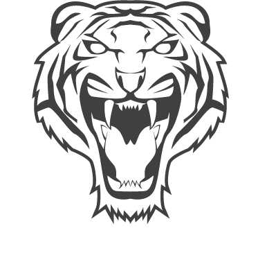 Tiger Face Drawing Easy (373x404), Png Download