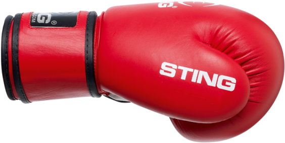 Sting Aiba Approved Competition Leather Boxing Gloves - Sting Boxing Gloves Red (600x600), Png Download
