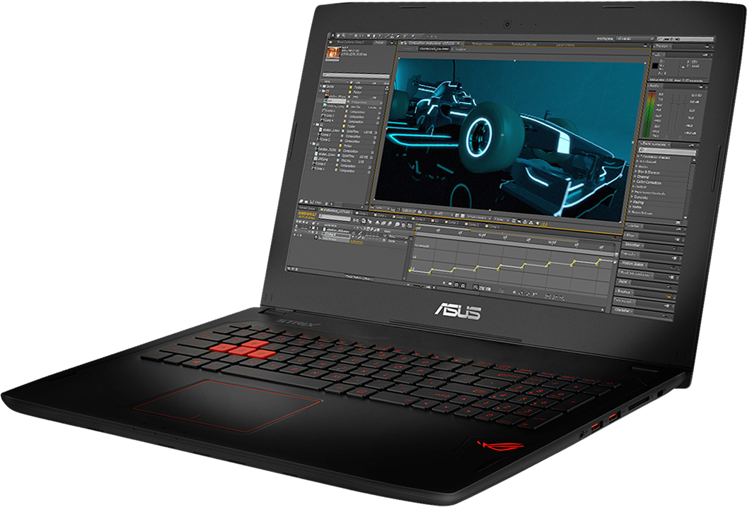 Asus Laptop - Asus Rog Strix Gl702vm - Free Transparent PNG Download ...