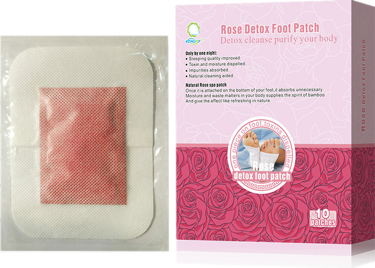 Rose Essential Detox Foot Patch - Rose Detox Foot Patch (767x548), Png Download