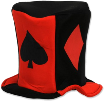 Card Suit Fabric Hat Case Pack 12 (400x400), Png Download