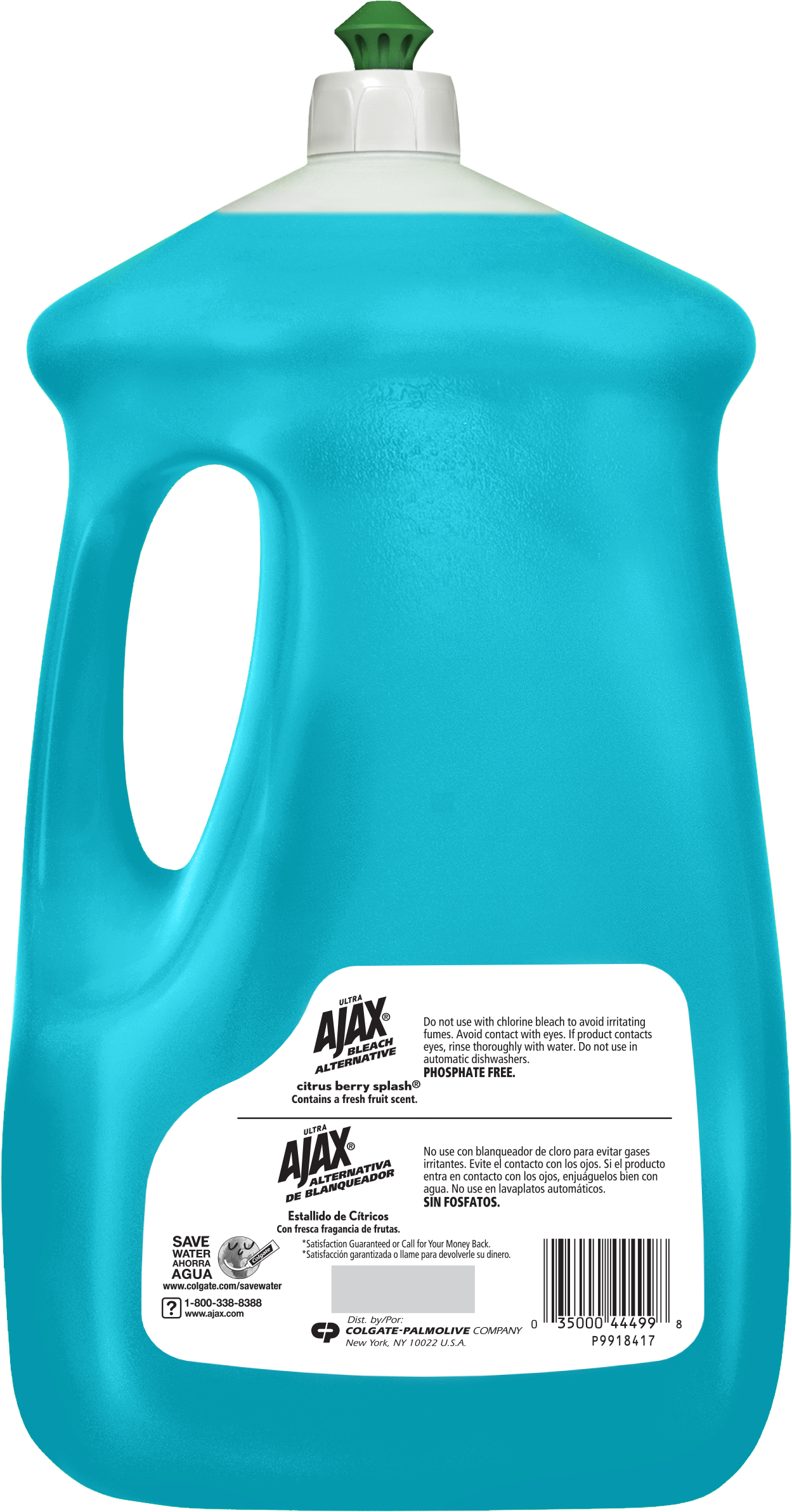 Download Ajax Ultra Triple Action Liquid Dish Soap, Bleach Alternative